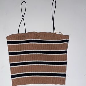 Striped crop top